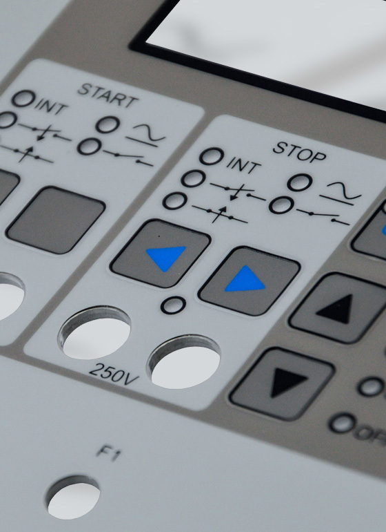 Using different materials to design the best suitable control panel